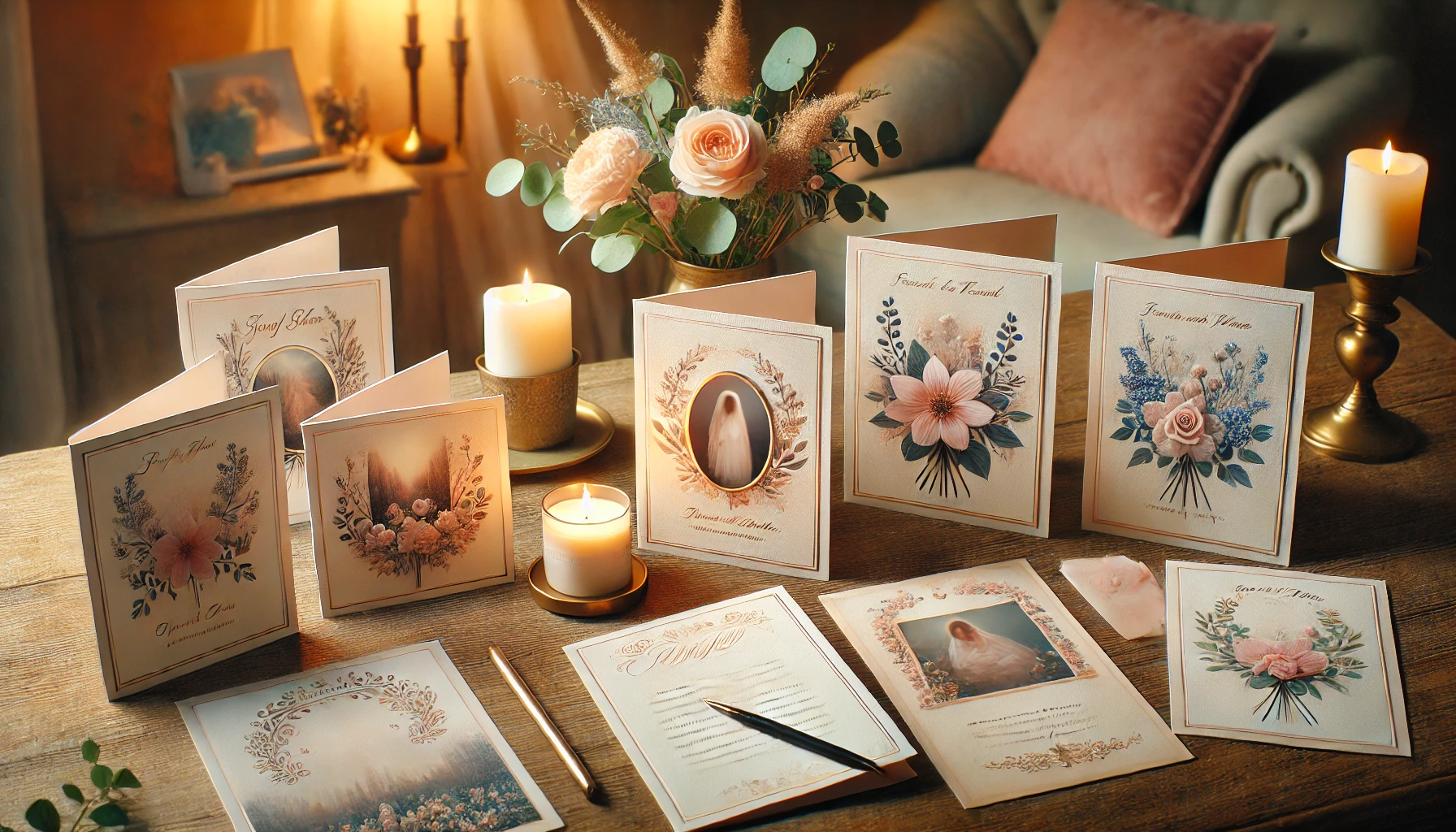 Crafting Memories: Unique and Personalised Memorial Cards